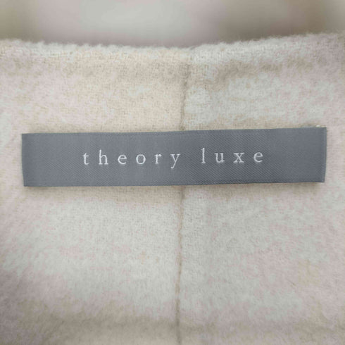 セオリーリュクス theory luxe カシミヤ混 ウール ダブルフェイス ロング コート レディース 038