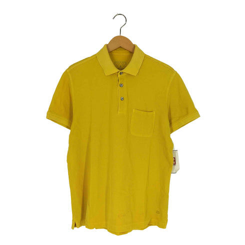 ゼニアスポーツ Zegna sport 裾ロゴ 鹿の子 ポロシャツ メンズ import:M