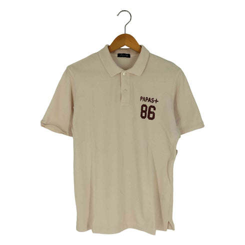 パパス papas ロゴ 鹿の子 ポロシャツ メンズ import:S