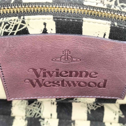 ヴィヴィアンウエストウッド Vivienne Westwood オーブ クロコ型押し レザー ブリーフケース メンズ