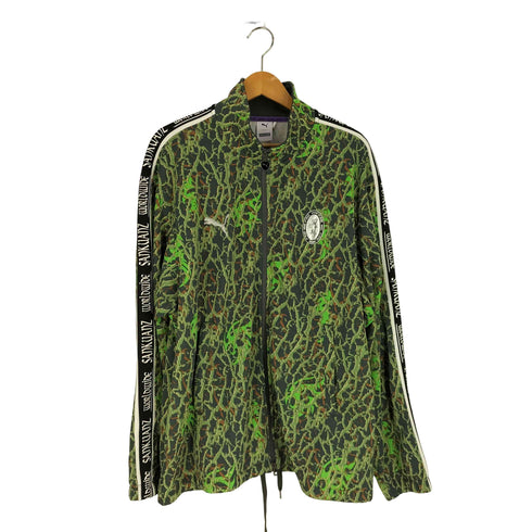 プーマ PUMA SANKUANZ 19ss ull Zip Track Jacket Camo 袖ライン迷彩柄トラックジャケット メンズ import:L
