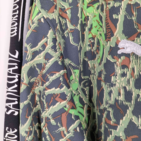 プーマ PUMA SANKUANZ 19ss ull Zip Track Jacket Camo 袖ライン迷彩柄トラックジャケット メンズ import:L