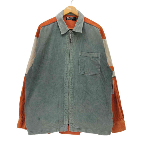 BIGSTAR ACTIVE 配色 ジップアップ コーデュロイジャケット メンズ import:XL