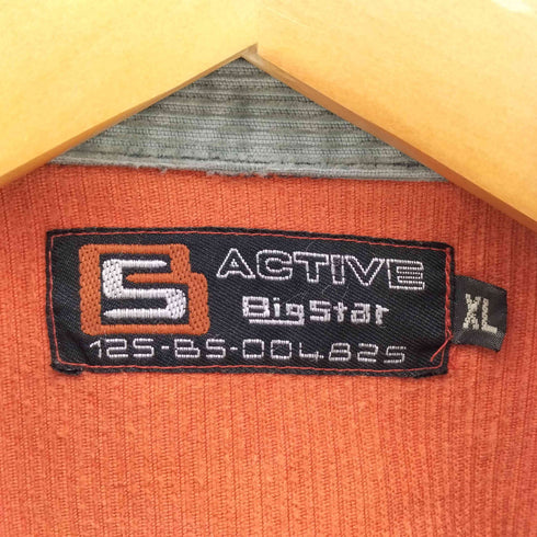 BIGSTAR ACTIVE 配色 ジップアップ コーデュロイジャケット メンズ import:XL
