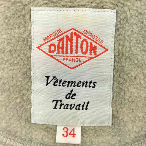 ダントン DANTON ヘンリーネック プルオーバーフリース レディース 34
