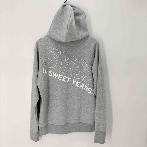 エスワイサーティトゥー SY32 by SWEET YEARS 両面 プリント プルオーバー パーカー メンズ import:XL