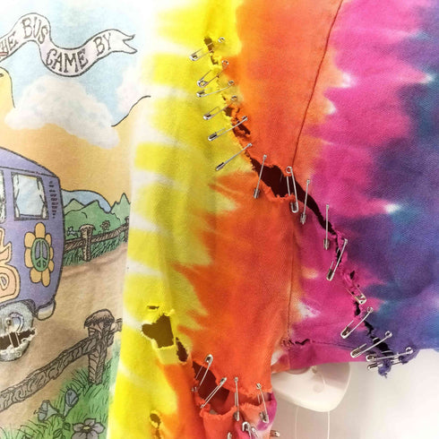 リキッドブルー LIQUID BLUE 90S USA製 コピーライト1994 Summer Tour タイダイ バンドTシャツ ボロT シングルステッチ メンズ import:L