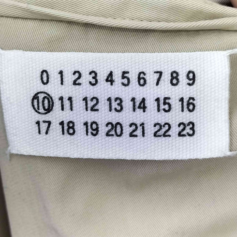 マルタンマルジェラ Martin Margiela オリゾンティタグ 10番 ステンカラーコート メンズ 46