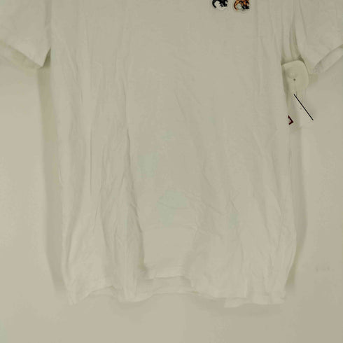 メゾンキツネ MAISON KITSUNE DOUBLE FOX HEAD クルーネック S/S Tシャツ メンズ import:S