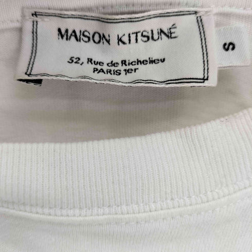 メゾンキツネ MAISON KITSUNE DOUBLE FOX HEAD クルーネック S/S Tシャツ メンズ import:S