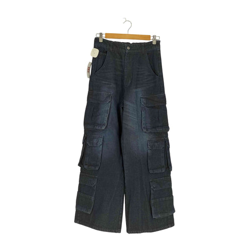 クレイル CLEL 3D Many Pocket Denim Cargo Pants / 3Dメニーポケット デニムカーゴパンツ メンズ JPN:S