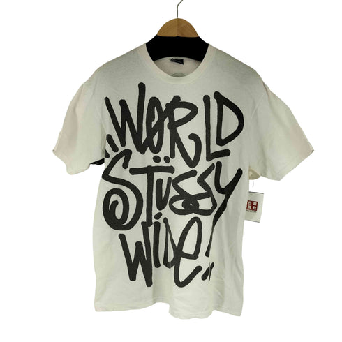 ステューシー Stussy 00S OLD WORLD STUSSY WIDE print Tee メンズ JPN:M