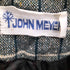 JOHN MEYER 90-00S チェック ジップアップ ジャケット ウエストベルト付き レディース 10