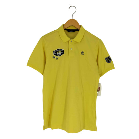 マンシングウェア Munsingwear ワッペン 鹿の子 半袖ポロシャツ メンズ import:M