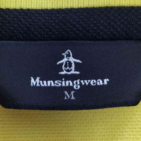 マンシングウェア Munsingwear ワッペン 鹿の子 半袖ポロシャツ メンズ import:M
