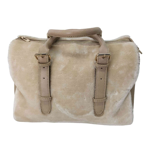チャールズアンドキース CHARLES&KEITH ファー 2WAY ハンドバッグ メンズ