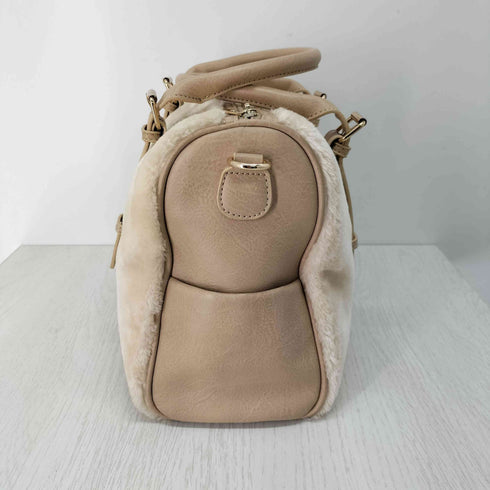 チャールズアンドキース CHARLES&KEITH ファー 2WAY ハンドバッグ メンズ
