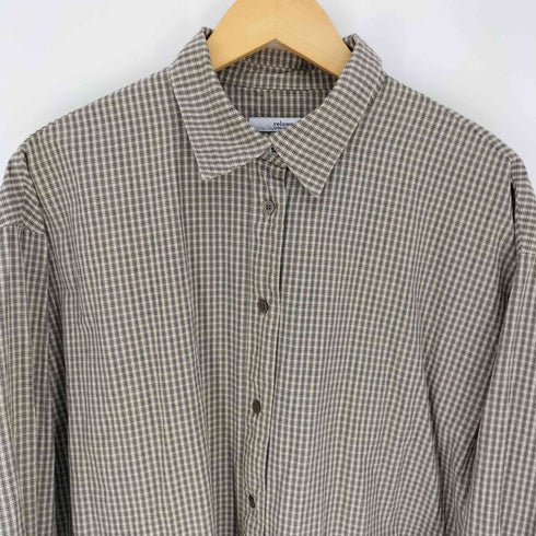 ジャーナルスタンダードレリューム JOURNAL STANDARD relume 25AW チェック柄 オーバーサイズ シャツ メンズ F