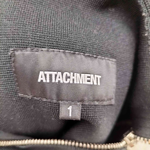 アタッチメント ATTACHMENT 22SS PE KNIT SINGLE RIDERS PEニット シングルライダース ジャケット メンズ