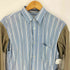 コムデギャルソンシャツ COMME des GARCONS SHIRT 20SS フランス製 再構築 ストライプ アンダー アームカット シャツ メンズ JPN:XS