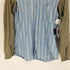 コムデギャルソンシャツ COMME des GARCONS SHIRT 20SS フランス製 再構築 ストライプ アンダー アームカット シャツ メンズ JPN:XS