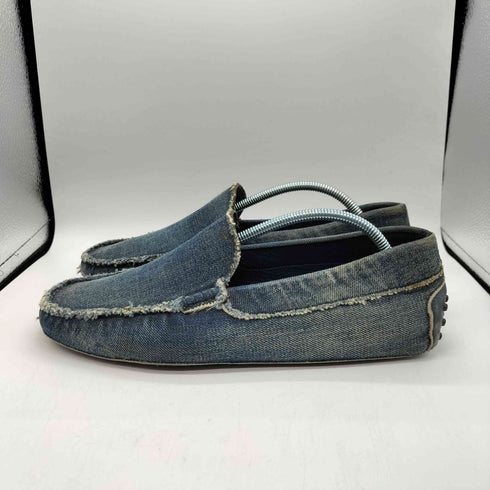 トッズ TOD’S イタリア製 デニム スリッポン シューズ ドライビング シューズ メンズ 6A
