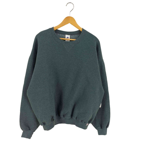 ラッセルアスレチック RUSSELL ATHLETIC 00S 前Vガゼット ブランク スウェット トップス メンズ import:XL