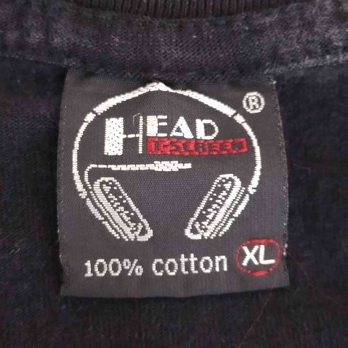 HEAD T-SCREEN バンドプリントクルーネックTシャツ メンズ import:XL