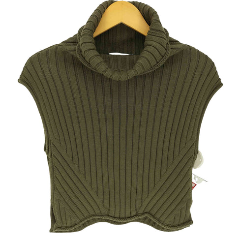 ザラ ZARA ハイネックノースリーブ ニット セーター レディース import:S