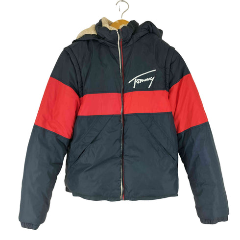 トミージーンズ tommy jeans リバーシブルダウンジャケット メンズ JPN:S