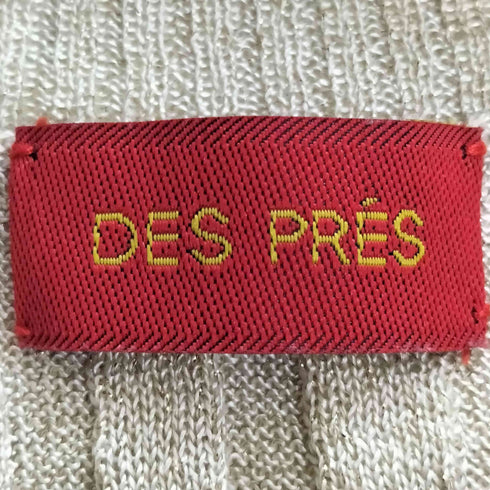 デプレ DES PRES ハイツイストワイドリブ ベルスリーブプルオーバー レディース JPN:S