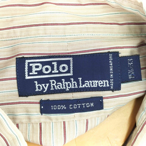 ポロバイラルフローレン Polo by RALPH LAUREN L/S ストライプ シャツ メンズ 15 1/2