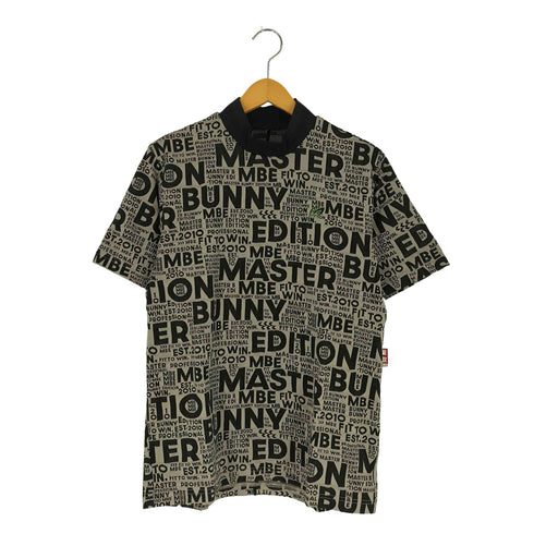 マスターバニーエディション MASTER BUNNY EDITION TEXBRID Mマーク柄ジャガード 半袖ハイネックカットソー メンズ JPN:4