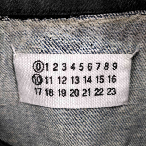 マルタンマルジェラ Martin Margiela オリゾンティタグ アーティザナル ペンキ デニムジャケット メンズ L