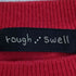 ROUGH&SWELL ロゴ ウールポリ クルーネックニット メンズ import:S