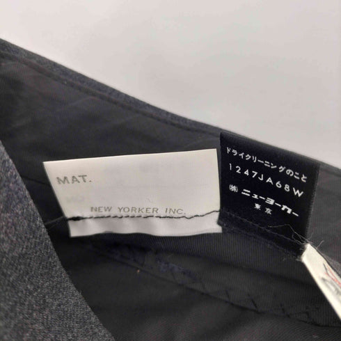 ニューヨーカー NEWYORKER ウール100 3B テーラードジャケット セットアップ メンズ