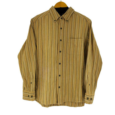 エディーバウアー Eddie Bauer L/S BD ストライプ シャツ メンズ JPN:M