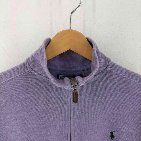 ポロバイラルフローレン Polo by RALPH LAUREN 90S フィリピン製 ハーフジップスウェット メンズ M