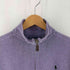 ポロバイラルフローレン Polo by RALPH LAUREN 90S フィリピン製 ハーフジップスウェット メンズ M