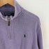 ポロバイラルフローレン Polo by RALPH LAUREN 90S フィリピン製 ハーフジップスウェット メンズ M