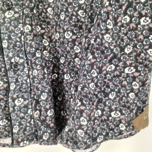 ピーピーエフエム PPFM ダブル襟 花柄 L/S シャツ メンズ JPN:S