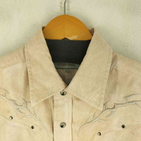 create barefoot サイドレースアップ ウエスタンシャツ y2k メンズ JPN:L