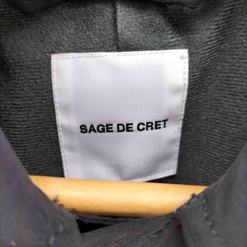サージュデクレ SAGE DE CRET ナイロン ステンカラーコート 裏起毛 メンズ JPN:M