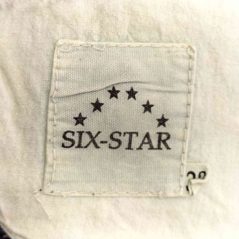 SIX-STAR デザイン 立体裁断 デニムパンツ メンズ 32