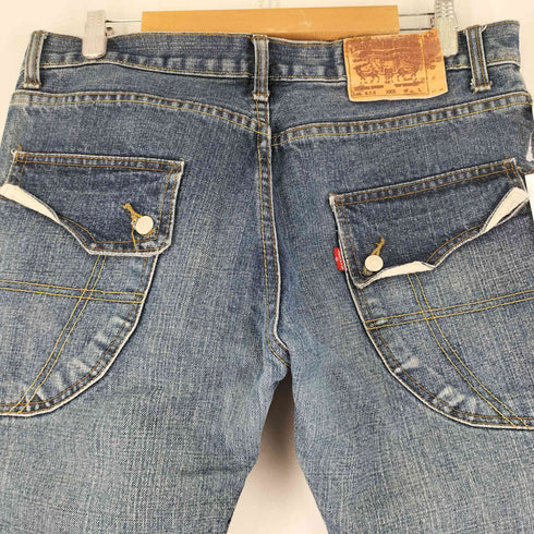 LESVYS デザインポケット ストレートパンツ メンズ