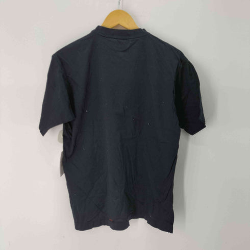 アクアスキュータム AQUASCUTUM 絹 シルク ゴルフ刺繍 Tシャツ メンズ import:M