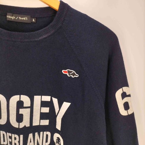 ROUGH&SWELL ウールコットン BOGEY クルーネックニット メンズ import:L