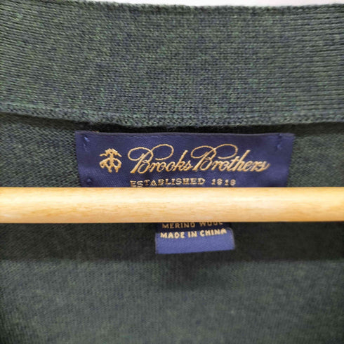 ブルックスブラザーズ BROOKS BROTHERS 千鳥格子 切替 ウール カーディガン メンズ import:L