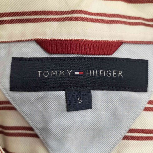 トミーヒルフィガー TOMMY HILFIGER 刺繍 L/S ストライプBDシャツ メンズ import:S