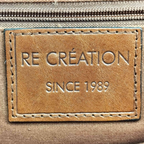 RE CREATION クロコ型押し トートバッグ レディース